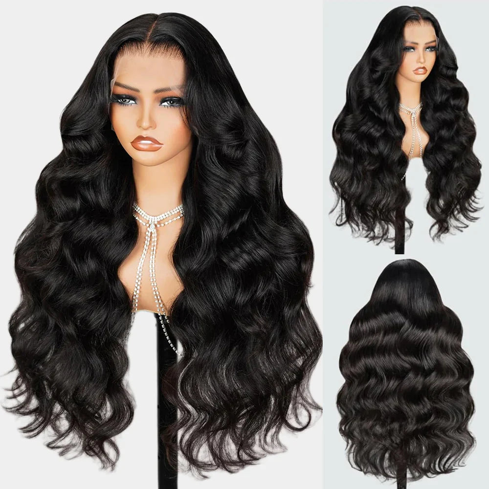 13x4 Lace Frontal Invisible Knots Glueless Body Wave Wig
