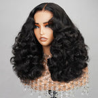 Curly 6x5 Pre-cut Short Glueless Wig