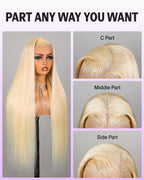 613 Blonde 6x5 Pre-Cut Glueless Wig