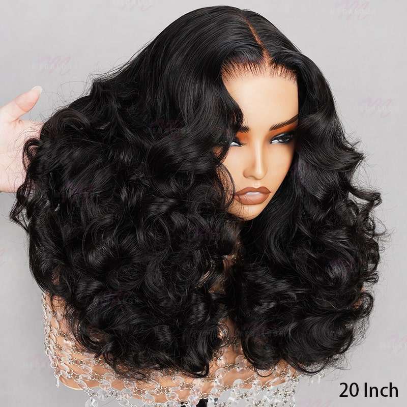 Curly 6x5 Pre-cut Short Glueless Wig