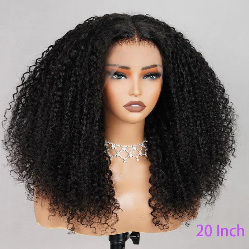 6x5 Pre-cut Short Glueless Wig - Kinky Curly