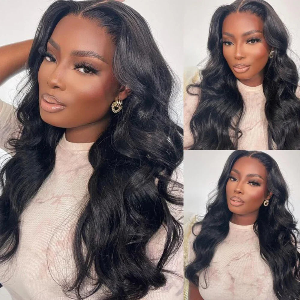 13x4 Lace Frontal Invisible Knots Glueless Body Wave Wig
