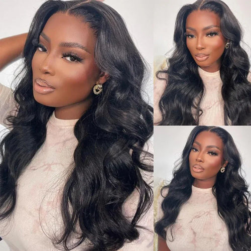 13x4 Lace Frontal Invisible Knots Glueless Body Wave Wig
