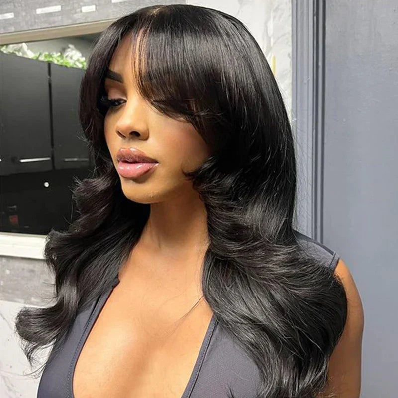 6x5 Glueless Wig with Bangs
