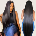 13x4 Lace Frontal Invisible Knots Glueless Straight Hair Wig
